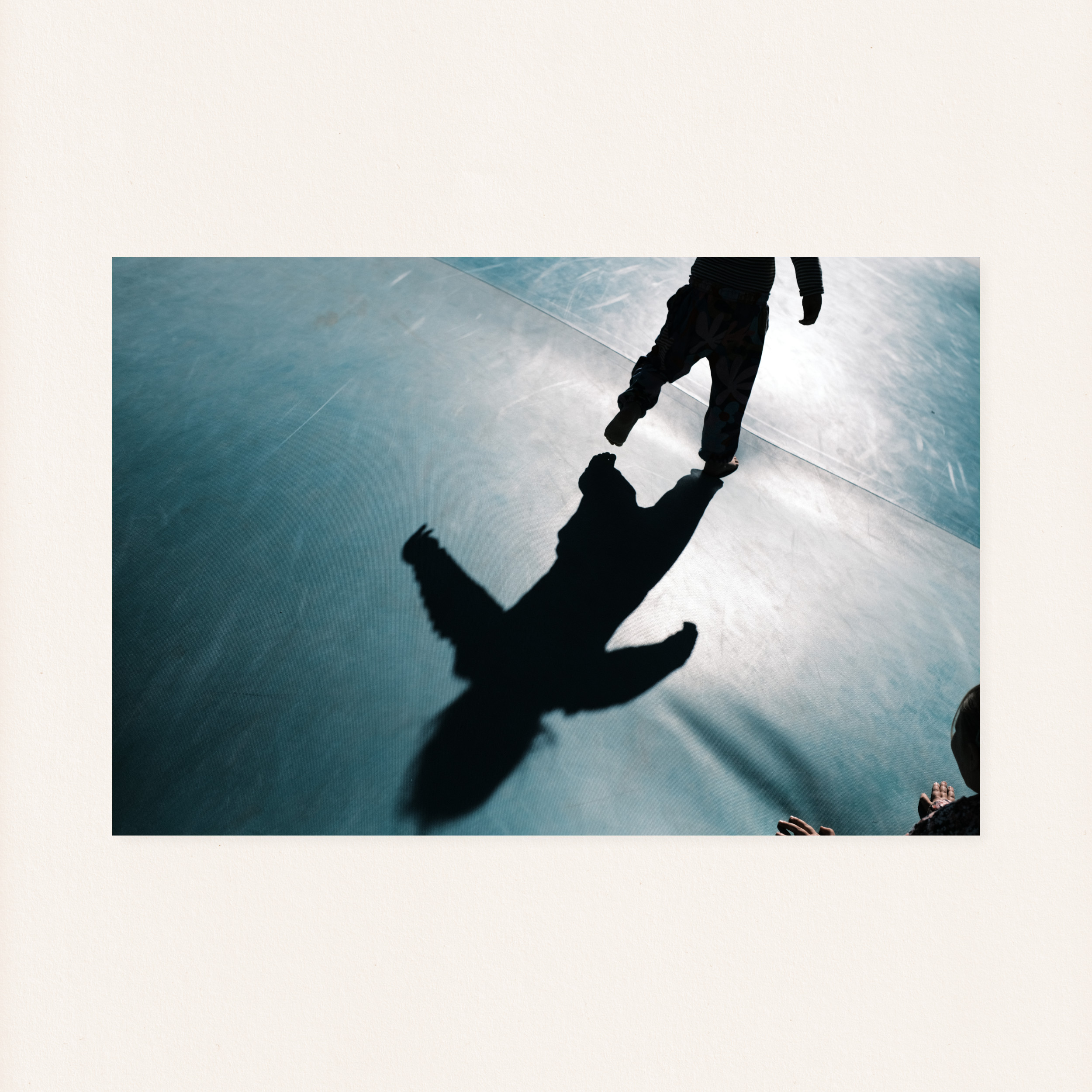 Photograph of a trampoline near Cologne in the afternoon - Daniel Helbig