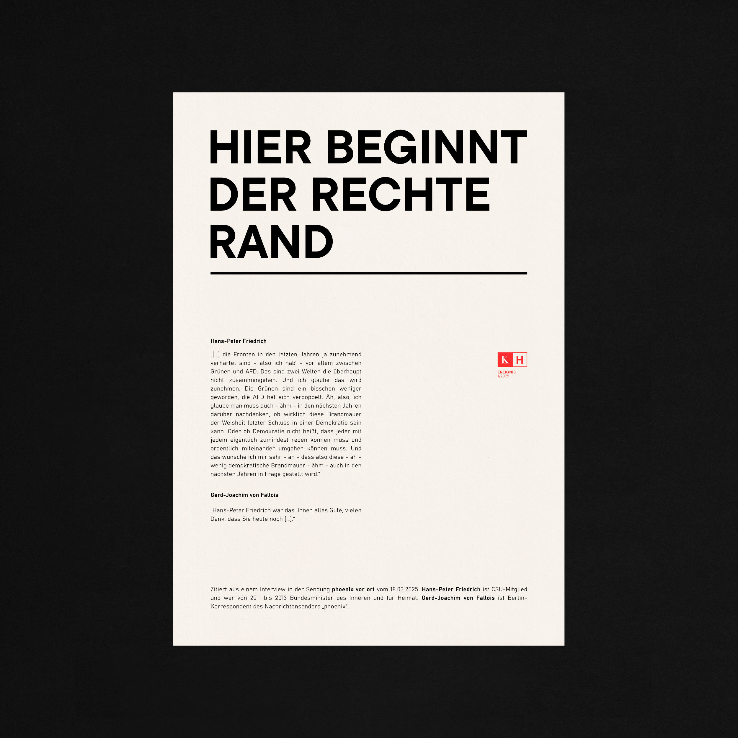 Poster draft - Künstlicher Hoirzont - Ereignis 1/2025